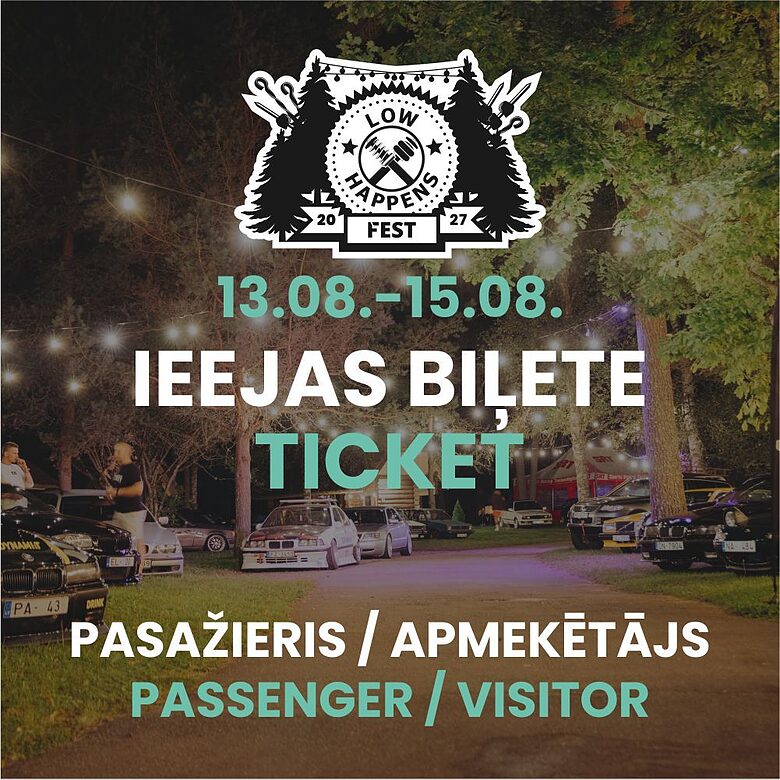  Fest 2027 apmeklētāja biļete