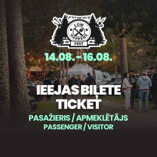  Fest 2026 apmeklētāja biļete